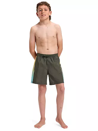 QUIKSILVER | Pantaloncini da bagno da ragazzo Everyday Holmes 14" | olive